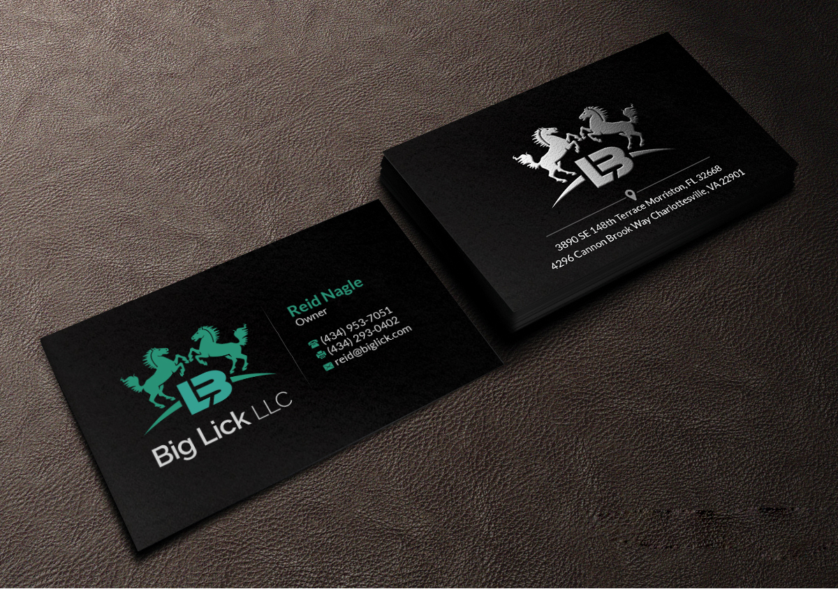 Business Card Design by Creations Box 2015 for Big Lick LLC | Design #20022771