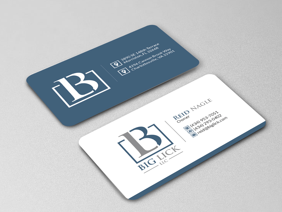 Business Card Design by Creations Box 2015 for Big Lick LLC | Design #20022772