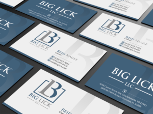 Diseño de Tarjeta de Presentación por Creations Box 2015 para Big Lick LLC | Diseño: #20023537