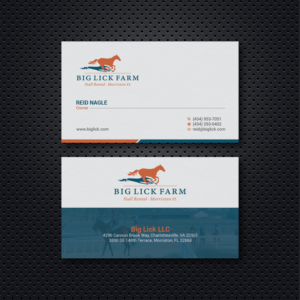 Visitenkarten-Design von OxonoArt für Big Lick LLC | Design: #20039095