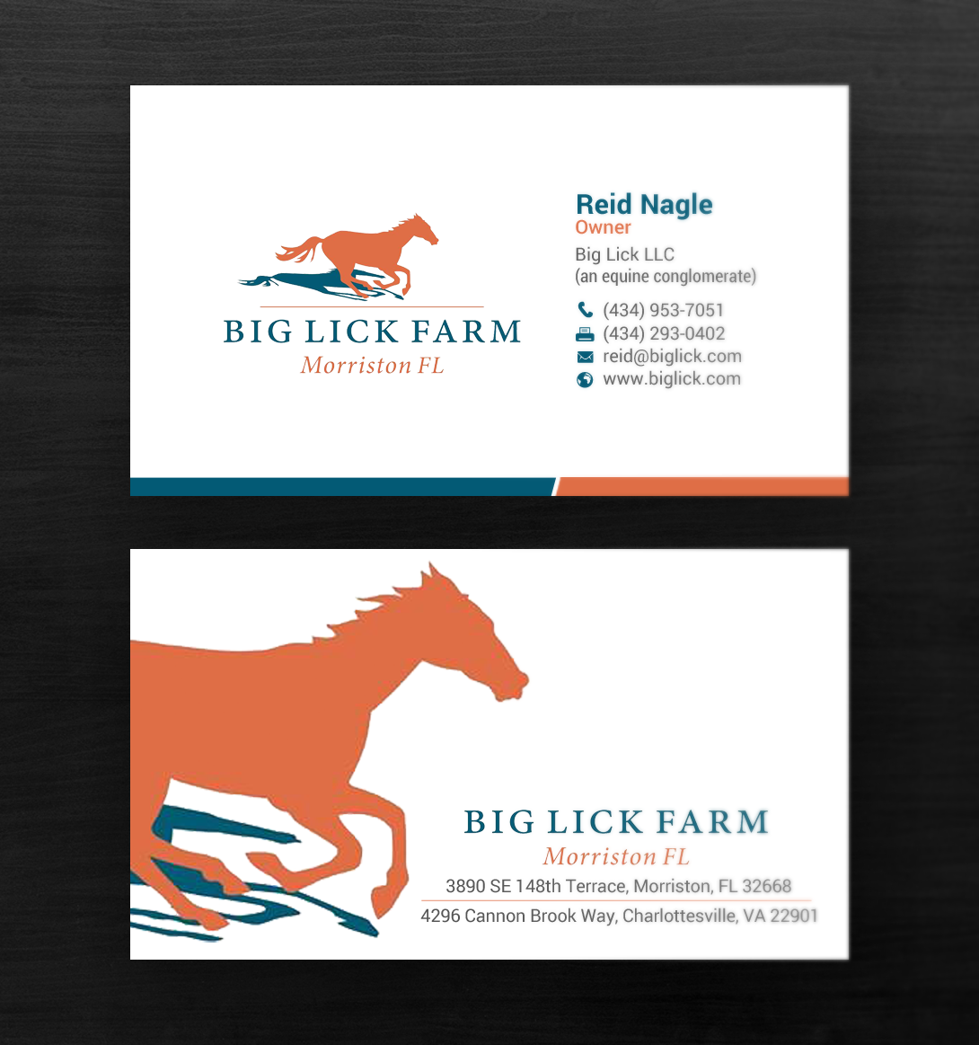 Business Card Design by chandrayaan.creative for Big Lick LLC | Design #19982242