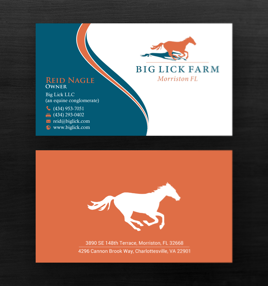Business Card Design by chandrayaan.creative for Big Lick LLC | Design #19982556