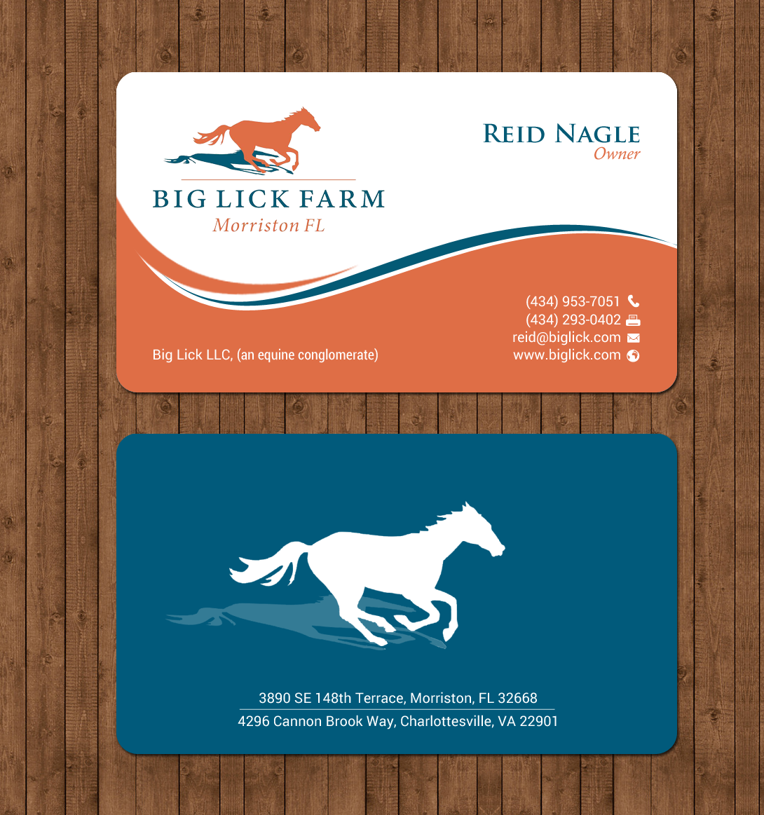 Visitenkarten-Design von chandrayaan.creative für Big Lick LLC | Design #19986811