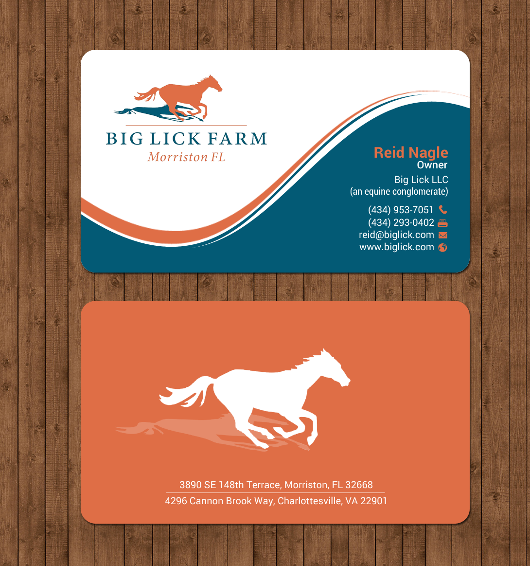 Visitenkarten-Design von chandrayaan.creative für Big Lick LLC | Design #19986812