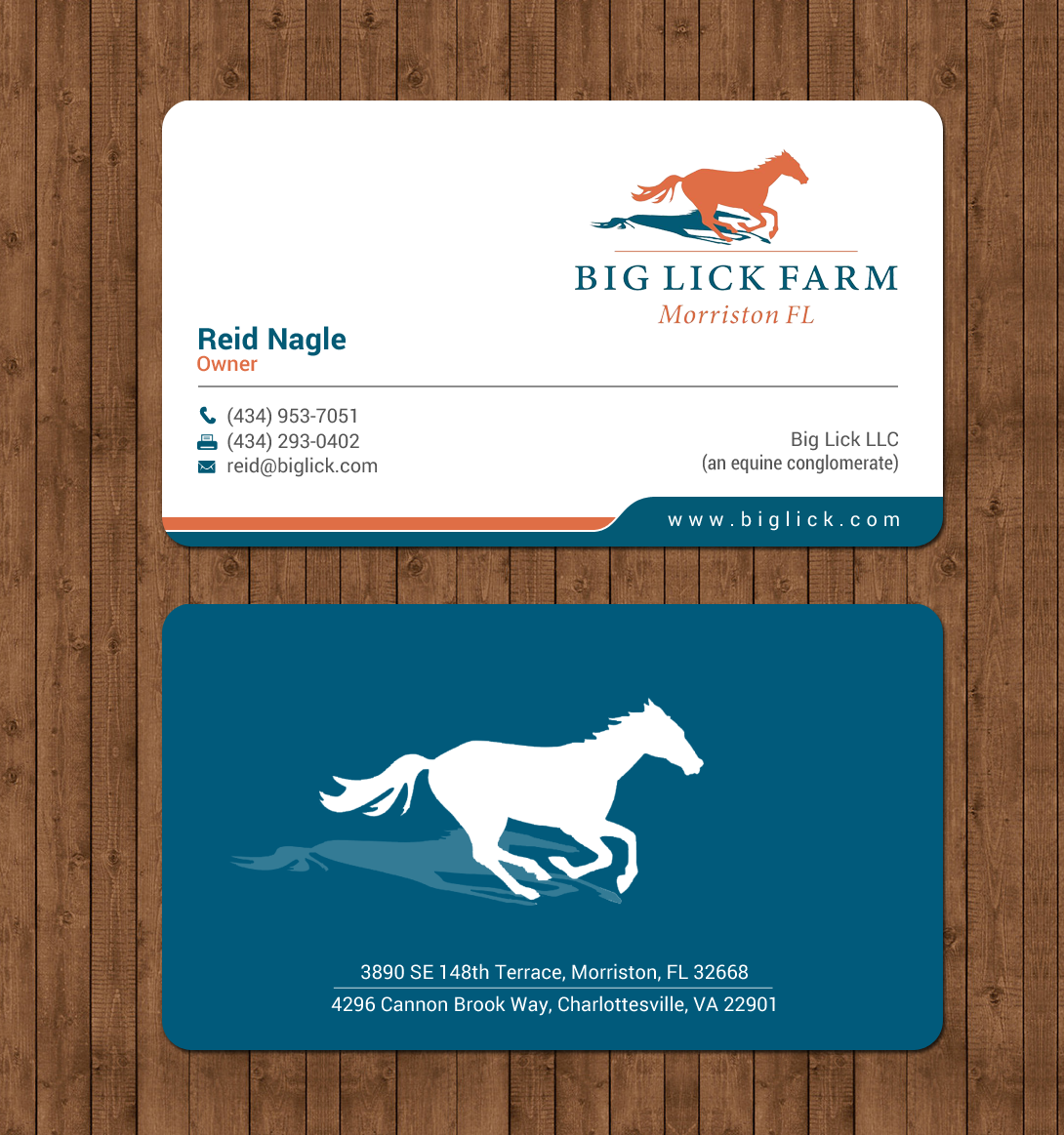 Visitenkarten-Design von chandrayaan.creative für Big Lick LLC | Design #19986813