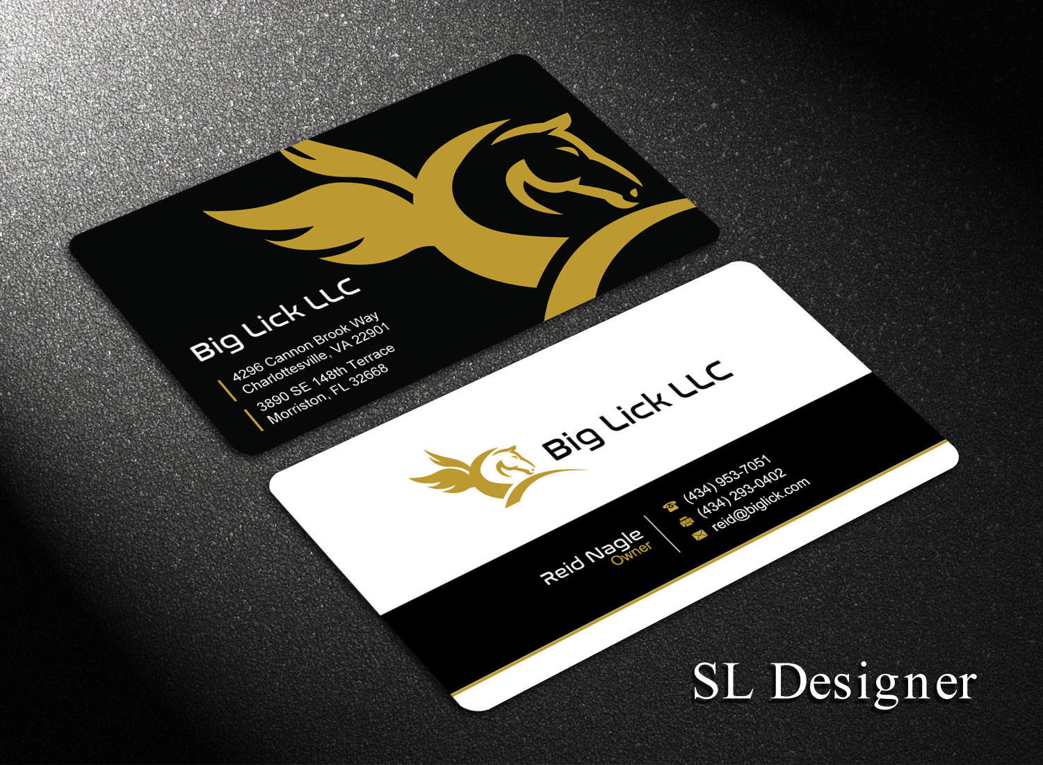 Business Card Design by SL Designer for Big Lick LLC | Design #20019065