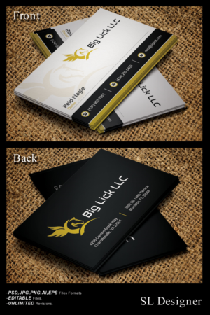 Visitenkarten-Design von SL Designer für Big Lick LLC | Design: #20019077