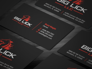 Visitenkarten-Design von Tripti Ranjan Gain für Big Lick LLC | Design: #19995292