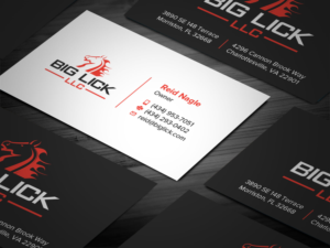 Visitenkarten-Design von Tripti Ranjan Gain für Big Lick LLC | Design: #19995293