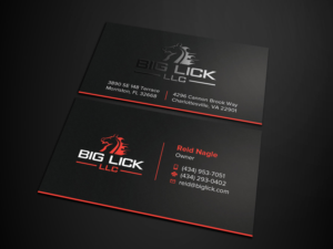Visitenkarten-Design von Tripti Ranjan Gain für Big Lick LLC | Design: #19995295