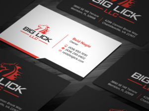 Visitenkarten-Design von Tripti Ranjan Gain für Big Lick LLC | Design: #19995296