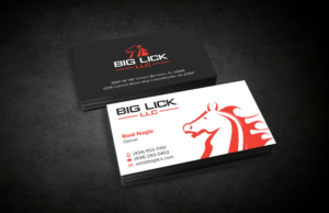 Visitenkarten-Design von Tripti Ranjan Gain für Big Lick LLC | Design: #19995305