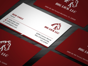 Visitenkarten-Design von Tripti Ranjan Gain für Big Lick LLC | Design: #19995306