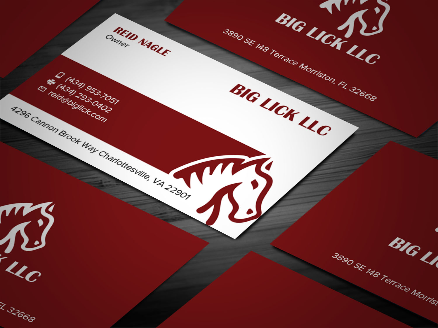 Business Card Design by Tripti Ranjan Gain for Big Lick LLC | Design #19995307
