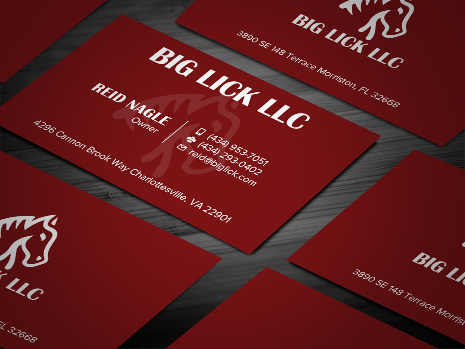 Visitenkarten-Design von Tripti Ranjan Gain für Big Lick LLC | Design #19995309