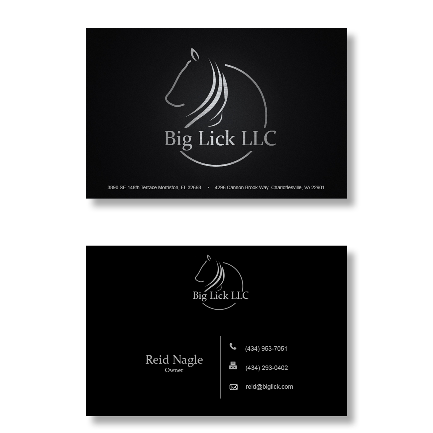 Business Card Design by Paola13 for Big Lick LLC | Design #20026962