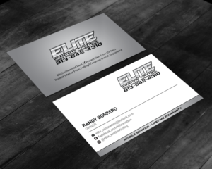 Visitenkarten-Design von chandrayaan.creative für Elite Window Tinting | Design: #19982259