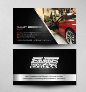 Visitenkarten-Design von chandrayaan.creative für Elite Window Tinting | Design: #19982541
