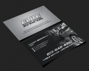 Visitenkarten-Design von chandrayaan.creative für Elite Window Tinting | Design: #19984252