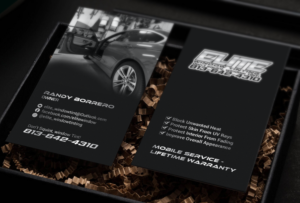 Visitenkarten-Design von chandrayaan.creative für Elite Window Tinting | Design: #19984253