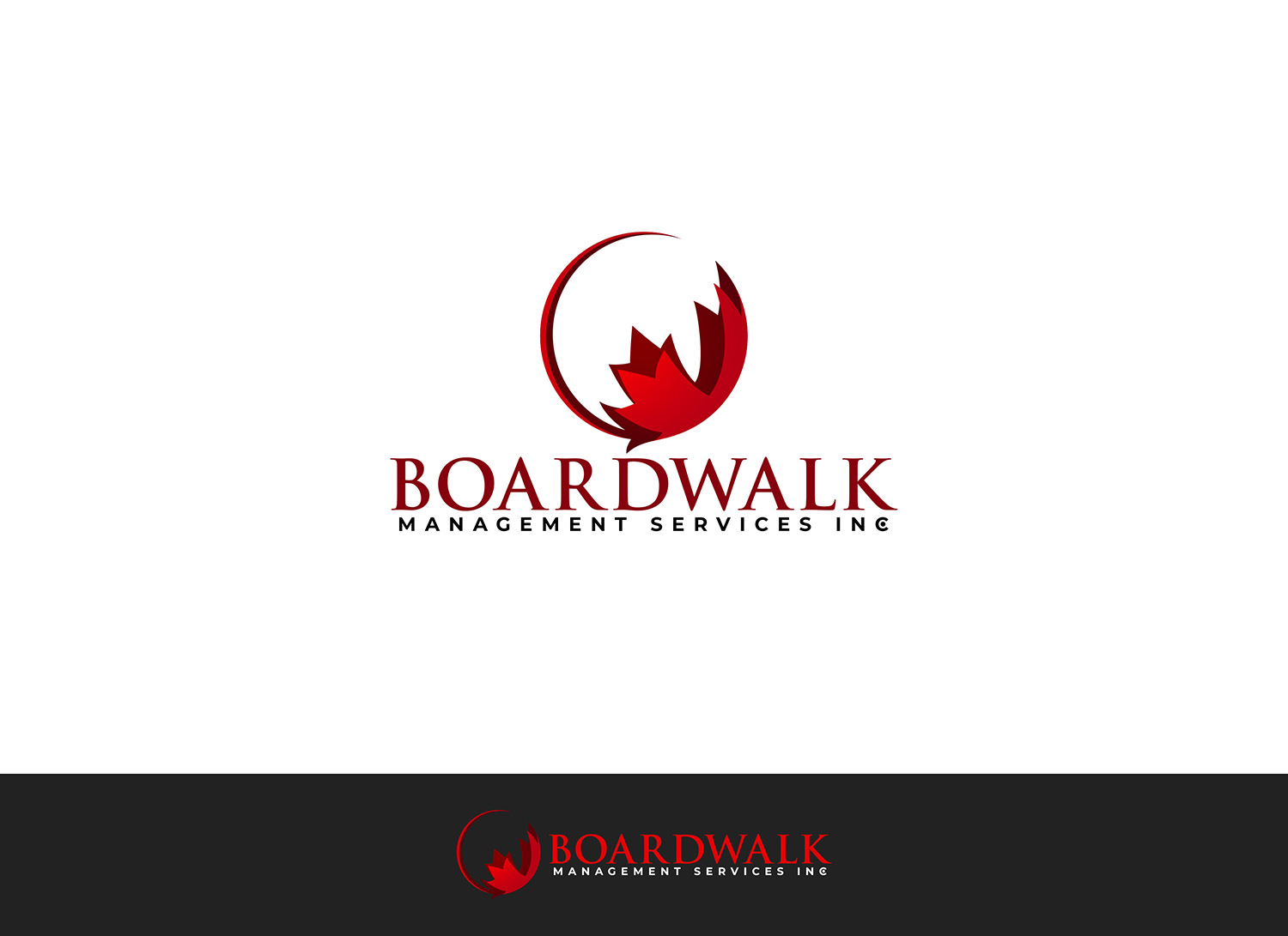 Logo Design by nivleik for Boardwalk Management Services Inc. | Design #19980326