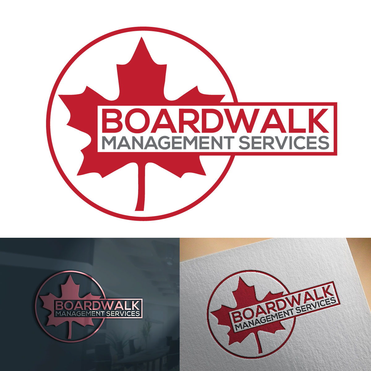 Logo-Design von JAFRIN für Boardwalk Management Services Inc. | Design #19986750