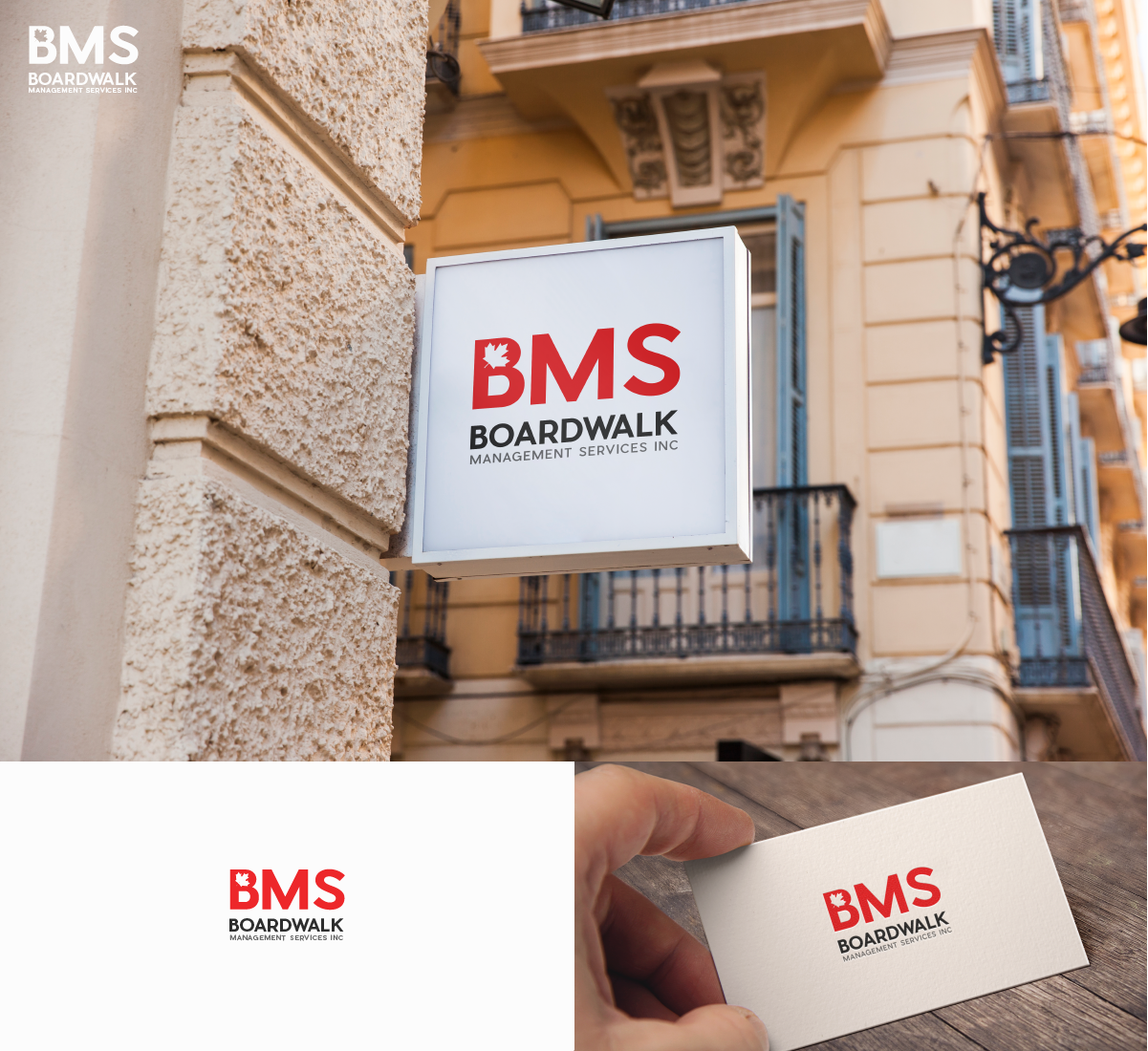 Logo-Design von Top1Design für Boardwalk Management Services Inc. | Design #20043990