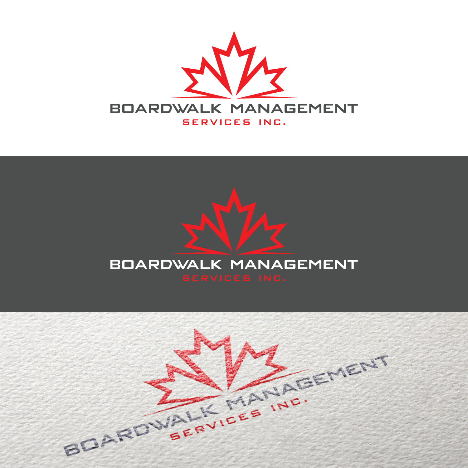 Logo Design by Haja_H2 for Boardwalk Management Services Inc. | Design #19986151
