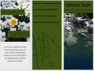 Brochure Design by sigsdesigns for Optimum Health | Design #20023490