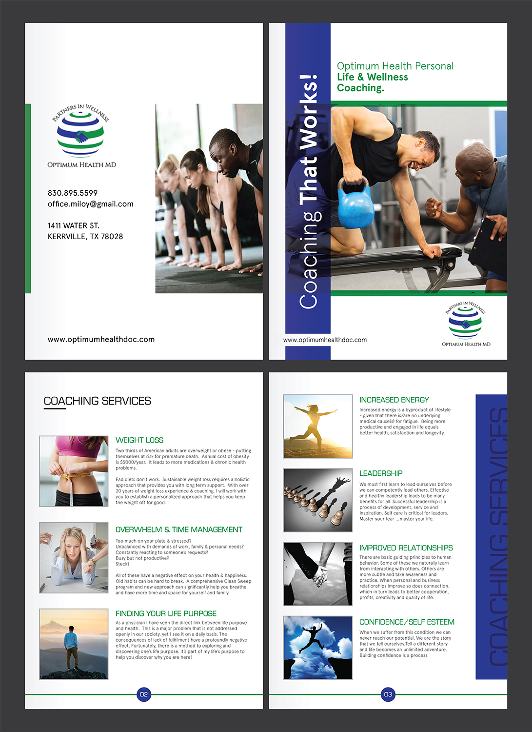 Diseño de Brochure por Loud_Media para Optimum Health | Diseño #20025323