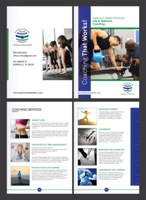 Diseño de Brochure por Loud_Media para Optimum Health | Diseño: #20025323