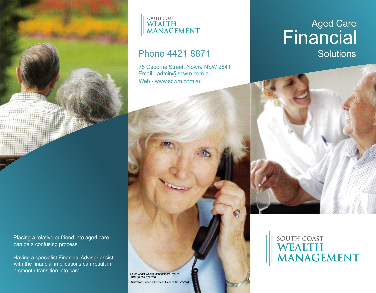 Design de Flyer par V Solutions pour South Coast Wealth Management | Design #19982788