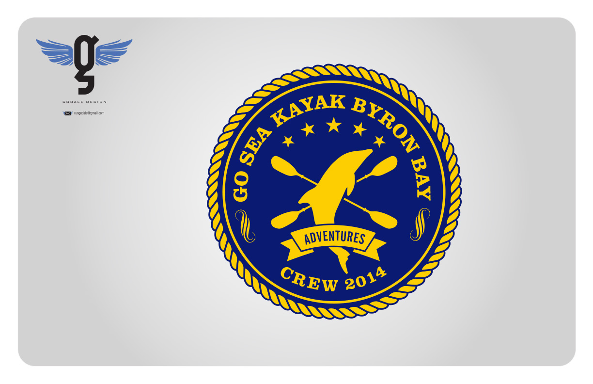 Logo-Design von rungodale für Go Sea Kayak @ Byron Bay | Design #2916340