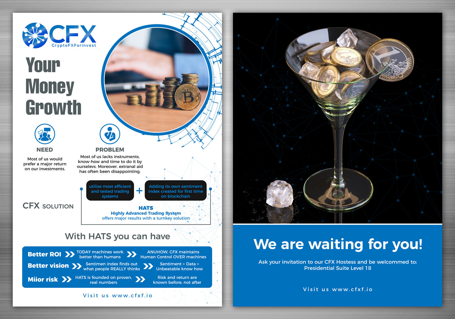 Flyer Design by TSU Creations for CFX Holding Limited | Design #20001066