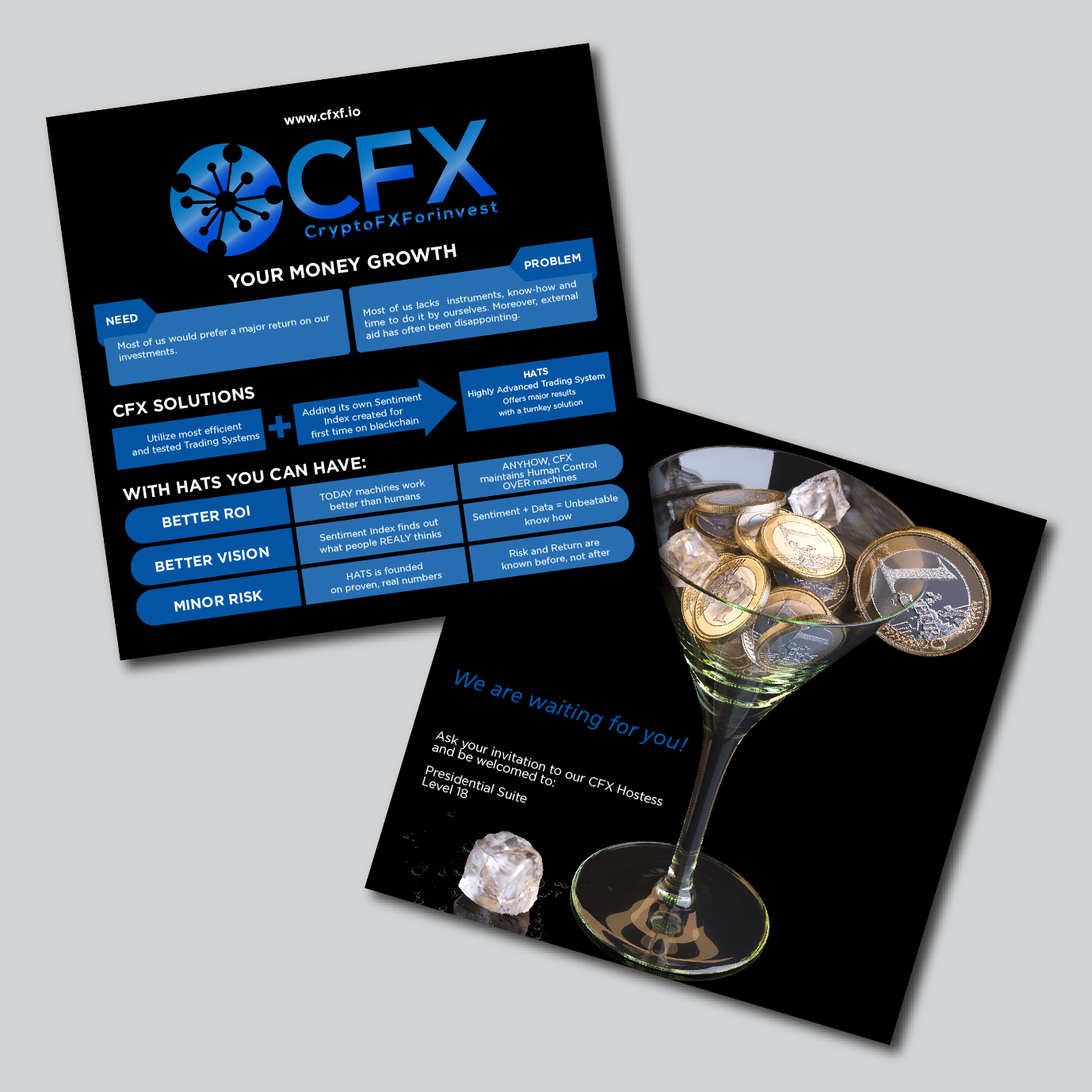 Flyer Design by J E R R Y for CFX Holding Limited | Design #19996345
