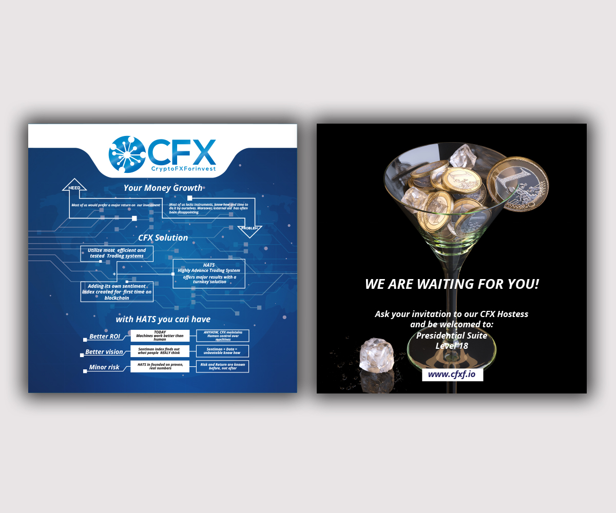 Flyer Design by JanuXart for CFX Holding Limited | Design #19997634