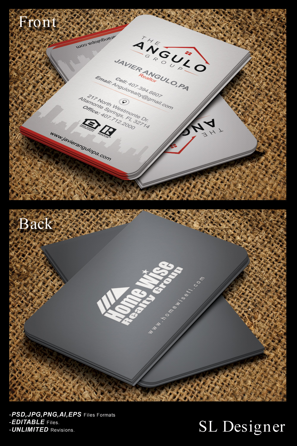 Business Card Design by SL Designer for this project | Design #21549797
