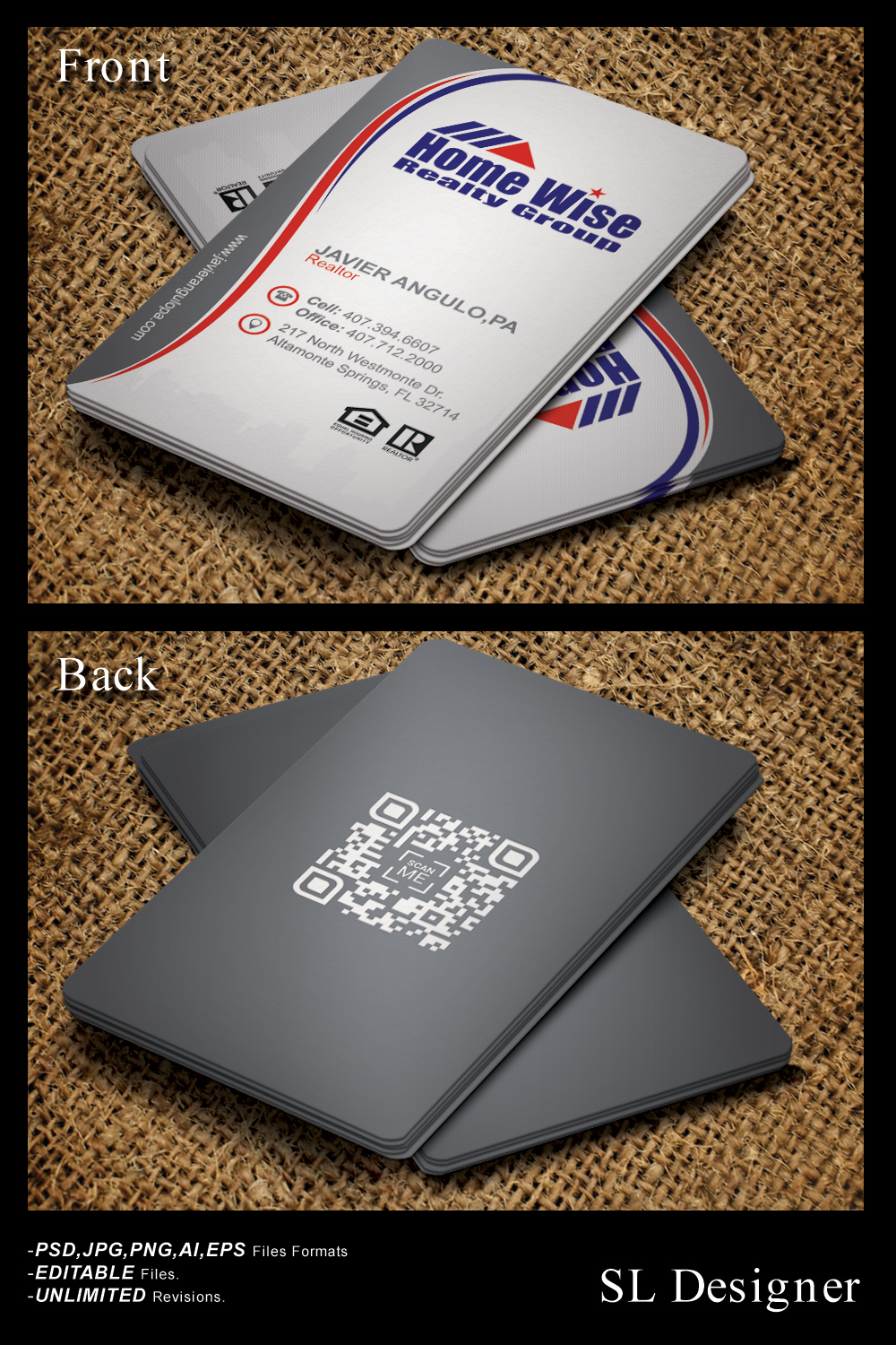 Business Card Design by SL Designer for this project | Design #19994569
