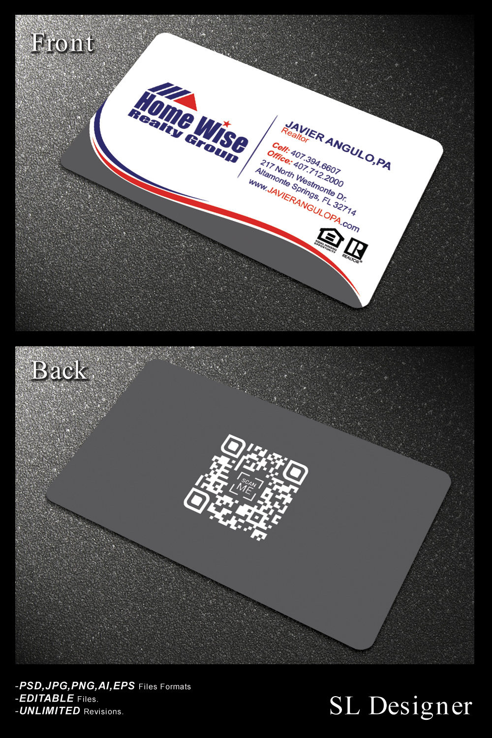 Business Card Design by SL Designer for this project | Design #19994597