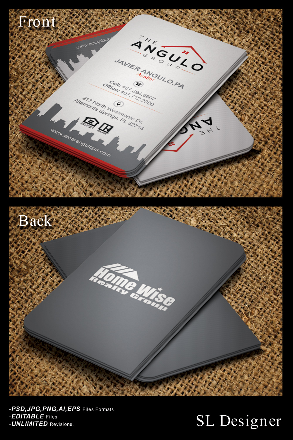 Business Card Design by SL Designer for this project | Design #21303981