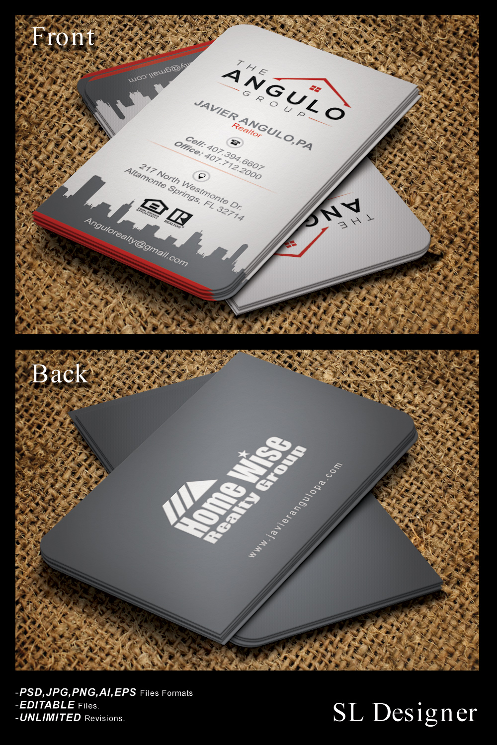 Business Card Design by SL Designer for this project | Design #21406539