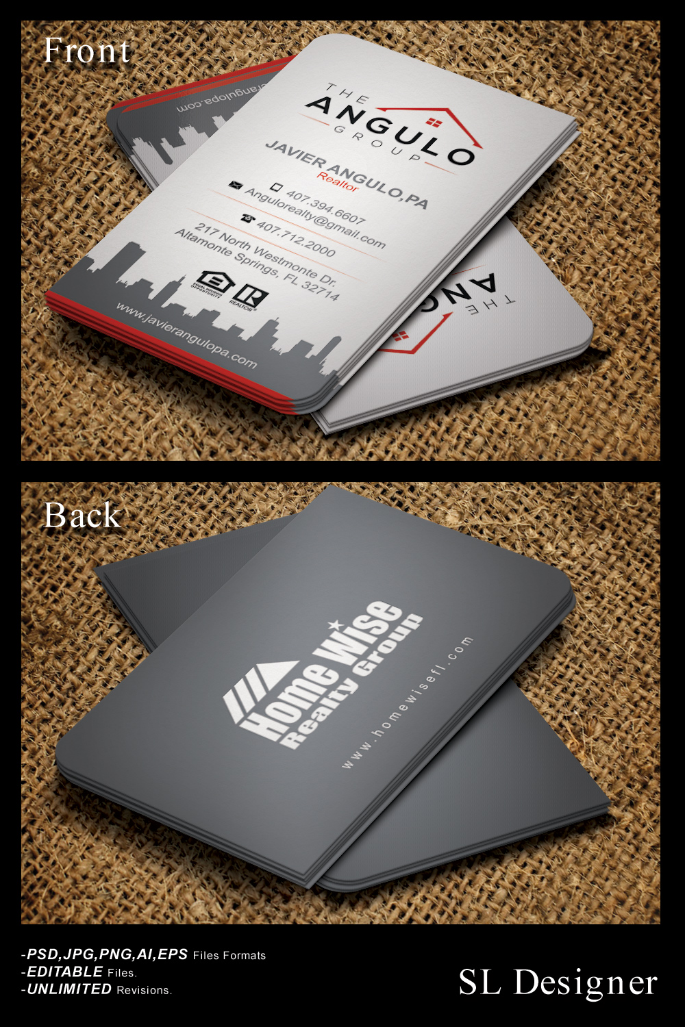 Business Card Design by SL Designer for this project | Design #21416440