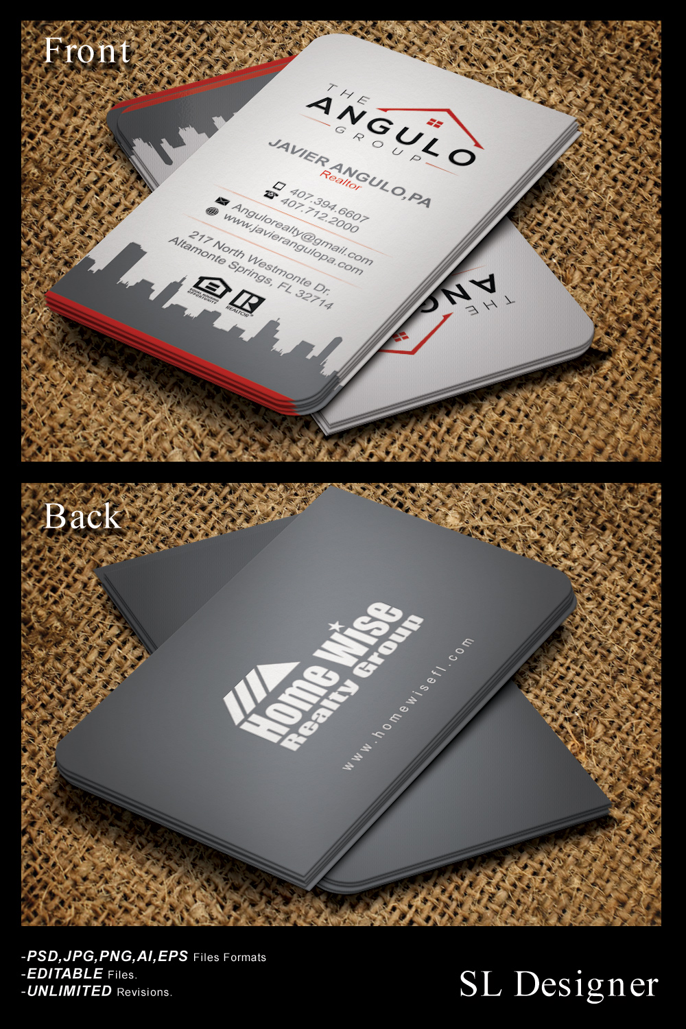 Business Card Design by SL Designer for this project | Design #21416441