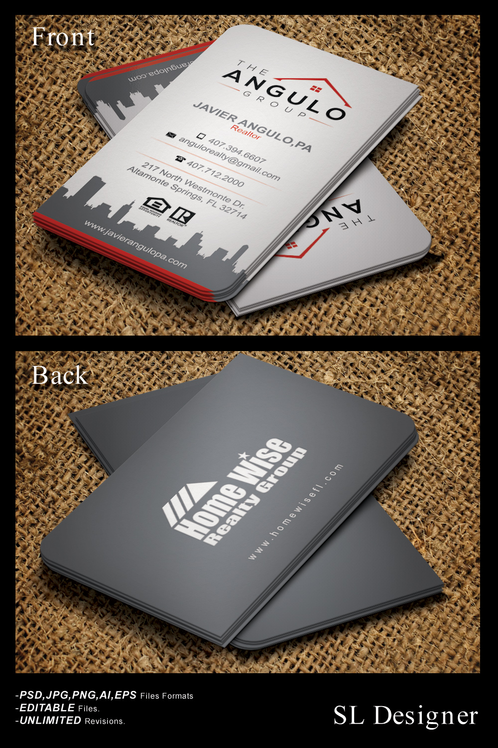 Business Card Design by SL Designer for this project | Design #21424370