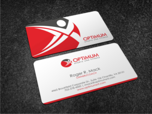 Optimum Business Card | Visitenkarten-Design von Atvento Graphics