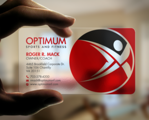 Optimum Business Card | Visitenkarten-Design von chandrayaan.creative