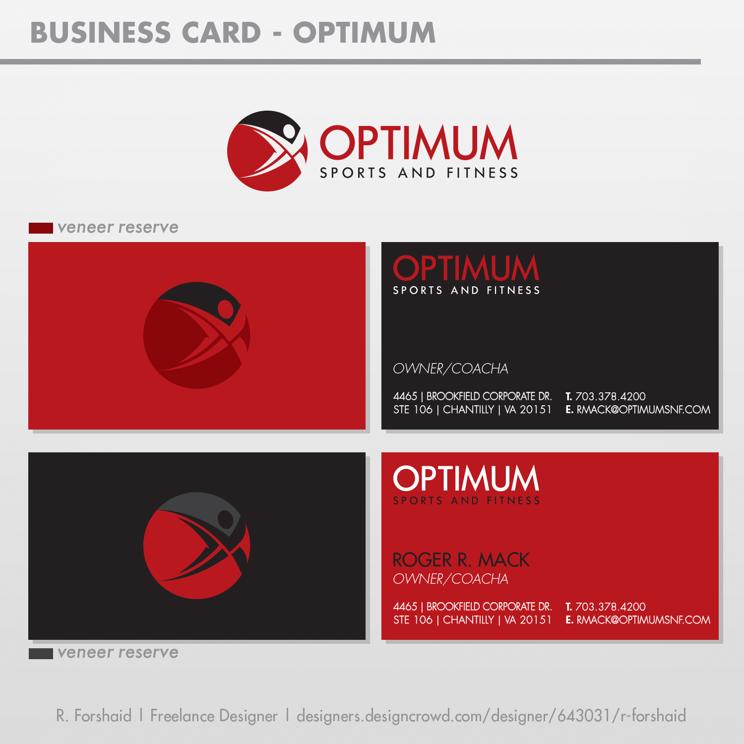Business Card Design by R. Forshaid for this project | Design #19999042