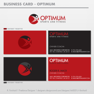 Business Card Design by R. Forshaid