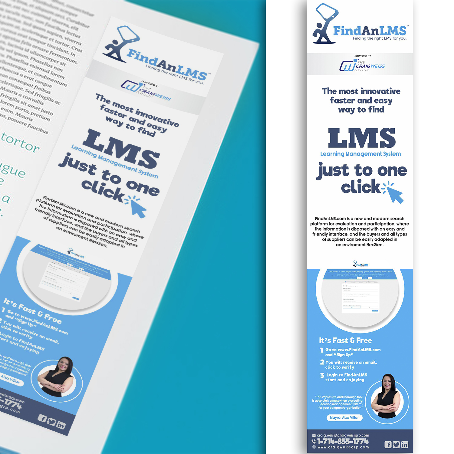 Advertisement Design by angelcolmenares3 for E-Learn Info | Design #19996054