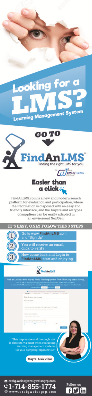 Advertisement Design by angelcolmenares3 for E-Learn Info | Design: #20013682